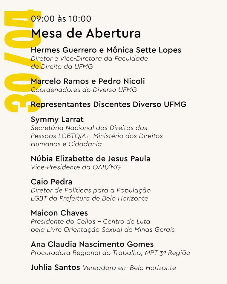 V Congresso — registro