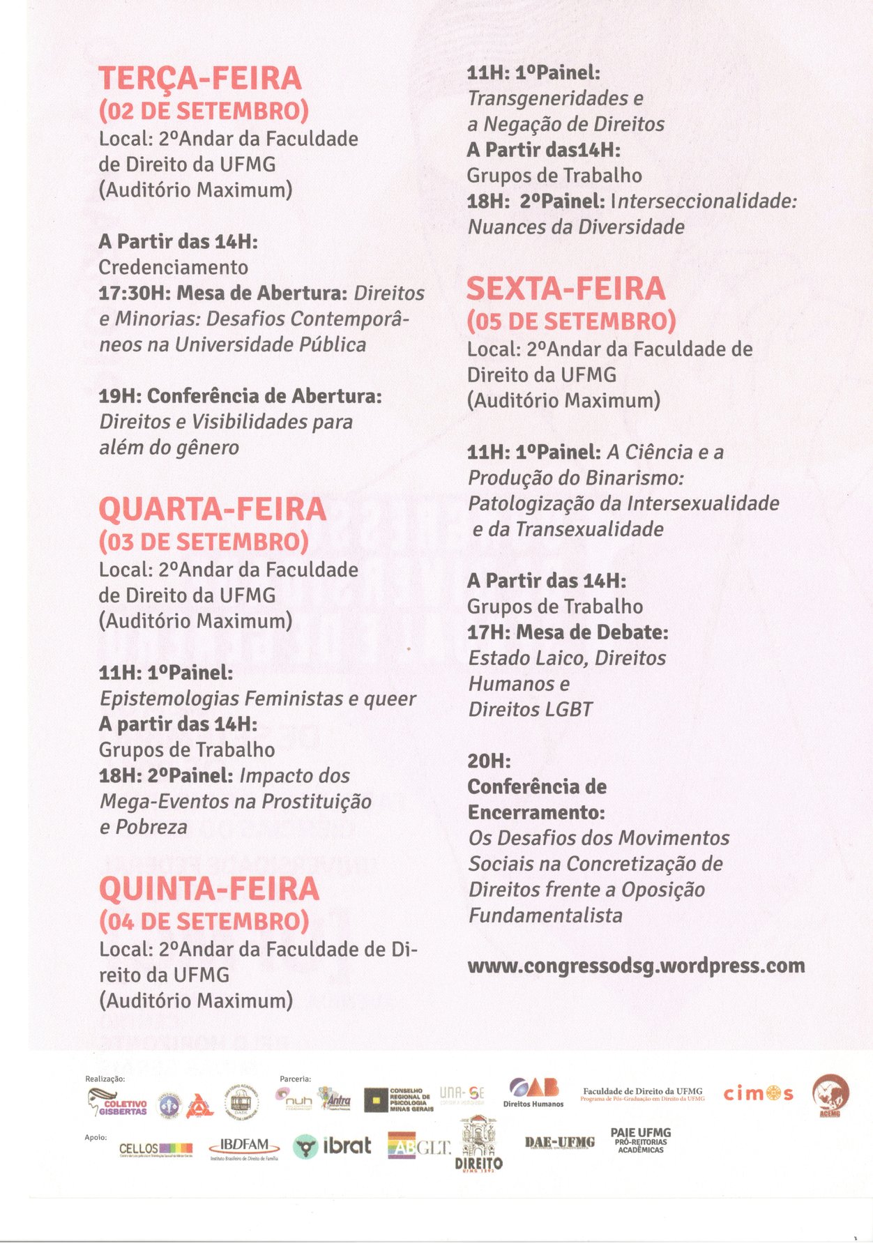 I Congresso — material gráfico