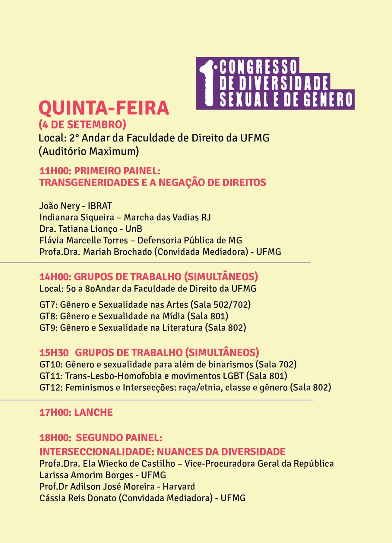 I Congresso — material gráfico