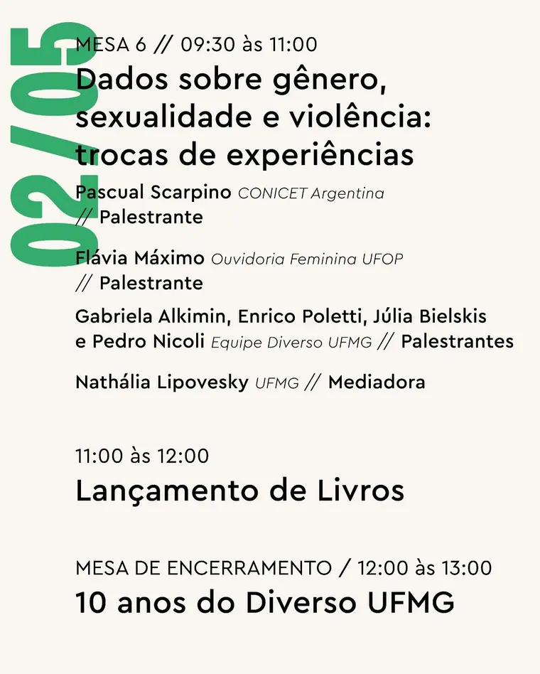 V Congresso — registro