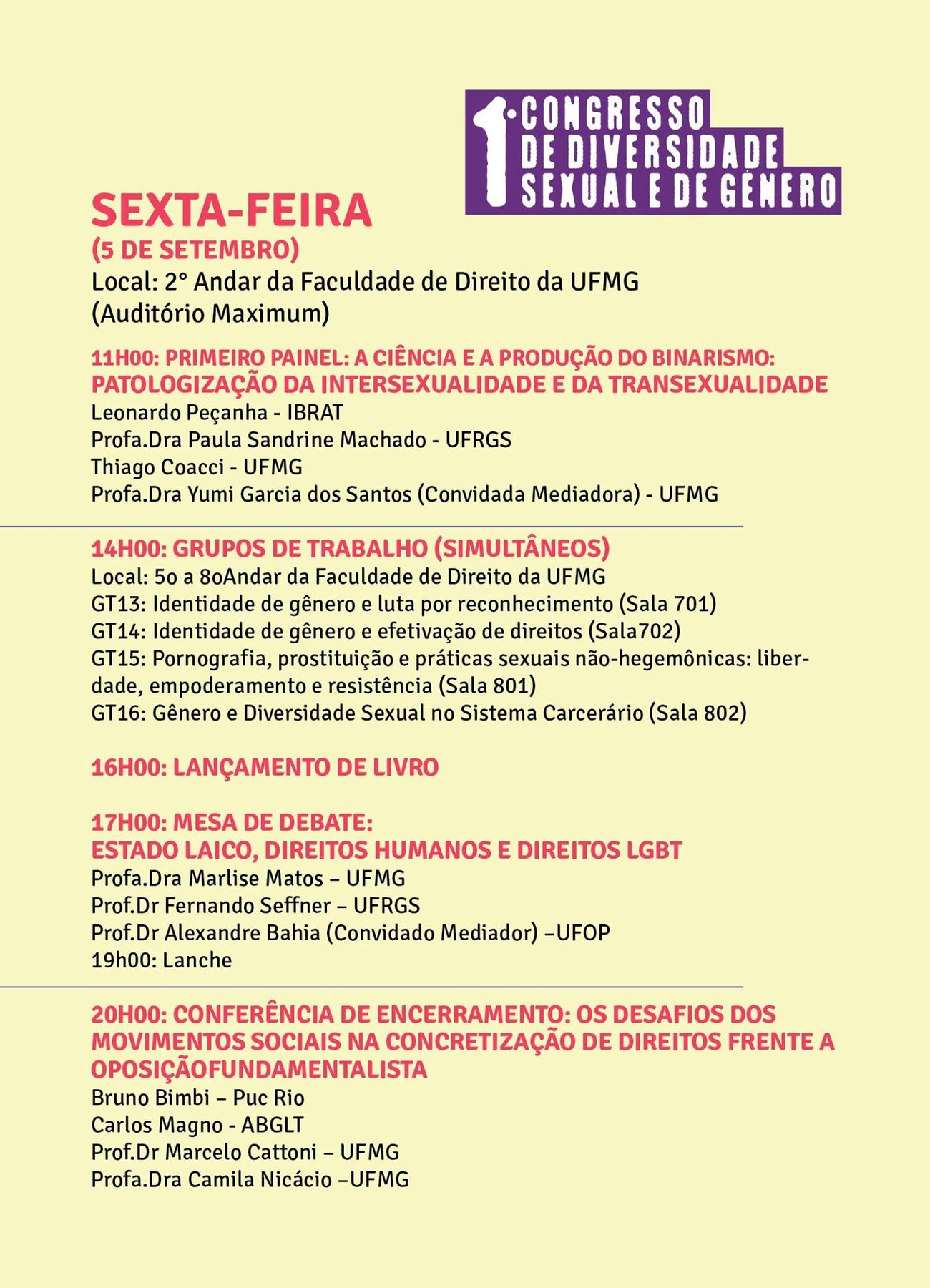 I Congresso — material gráfico