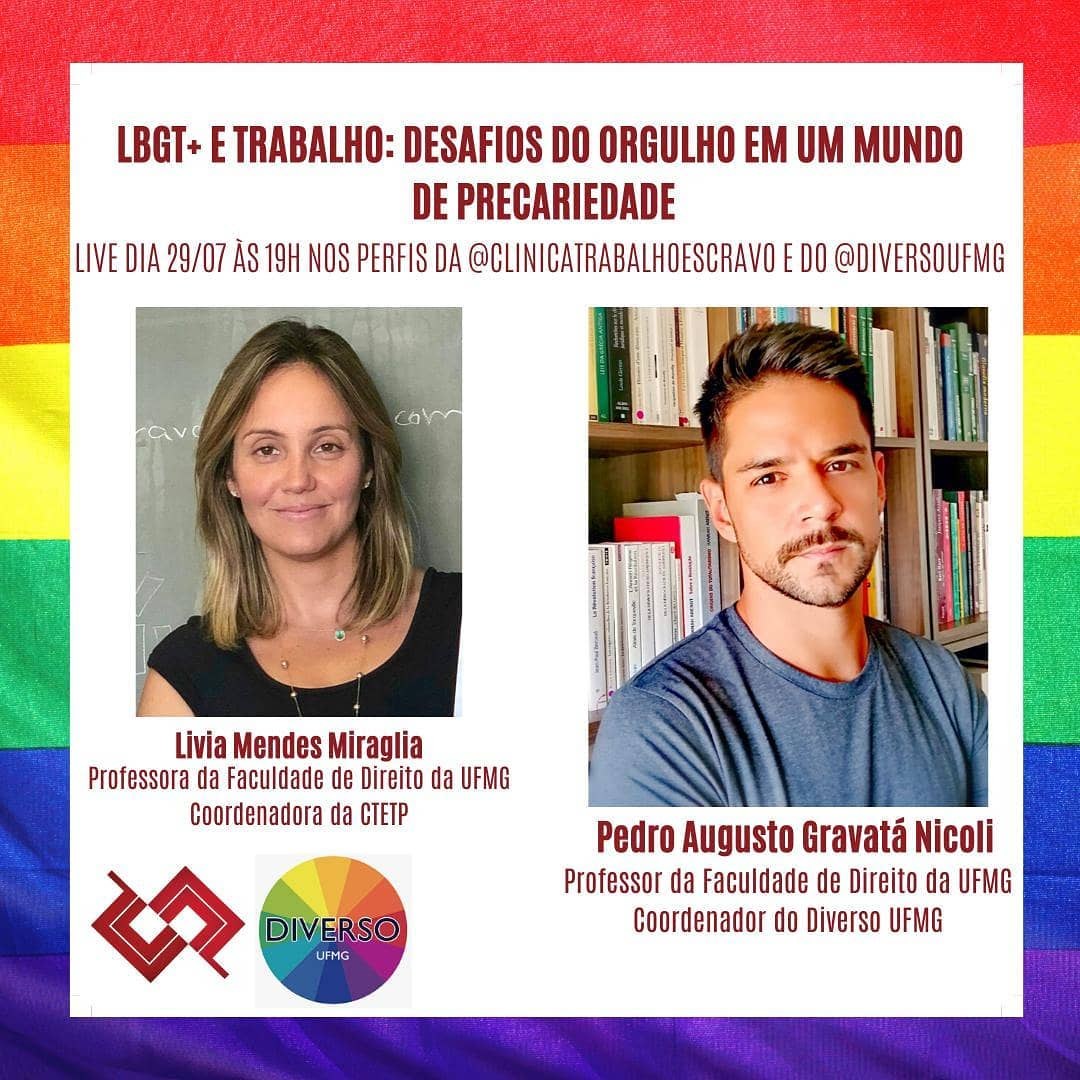 Cartaz: LGBT+ e Trabalho: Desafios do Orgulho em um Mundo de Precariedade