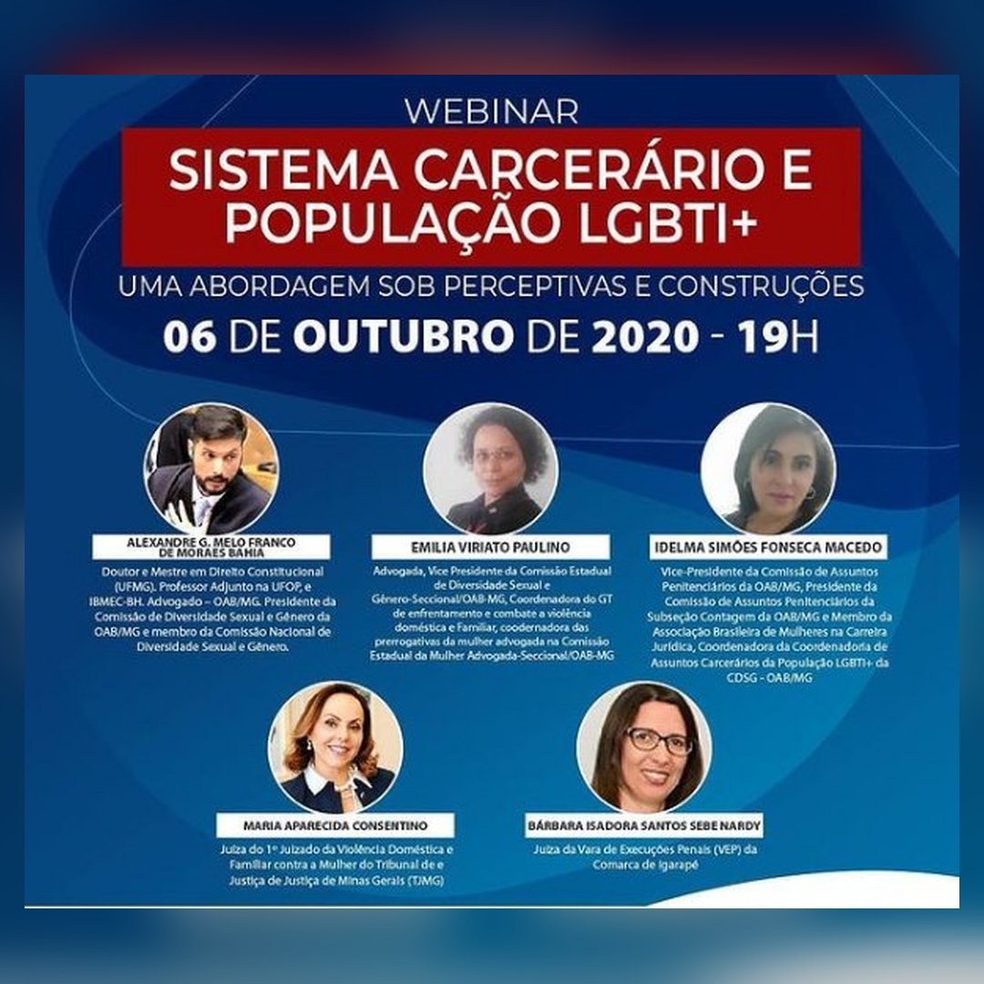 Cartaz: Sistema Carcerário e População LGBTI+