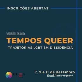 Cartaz: Tempos Queer: Trajetórias LGBT+ em dissidência