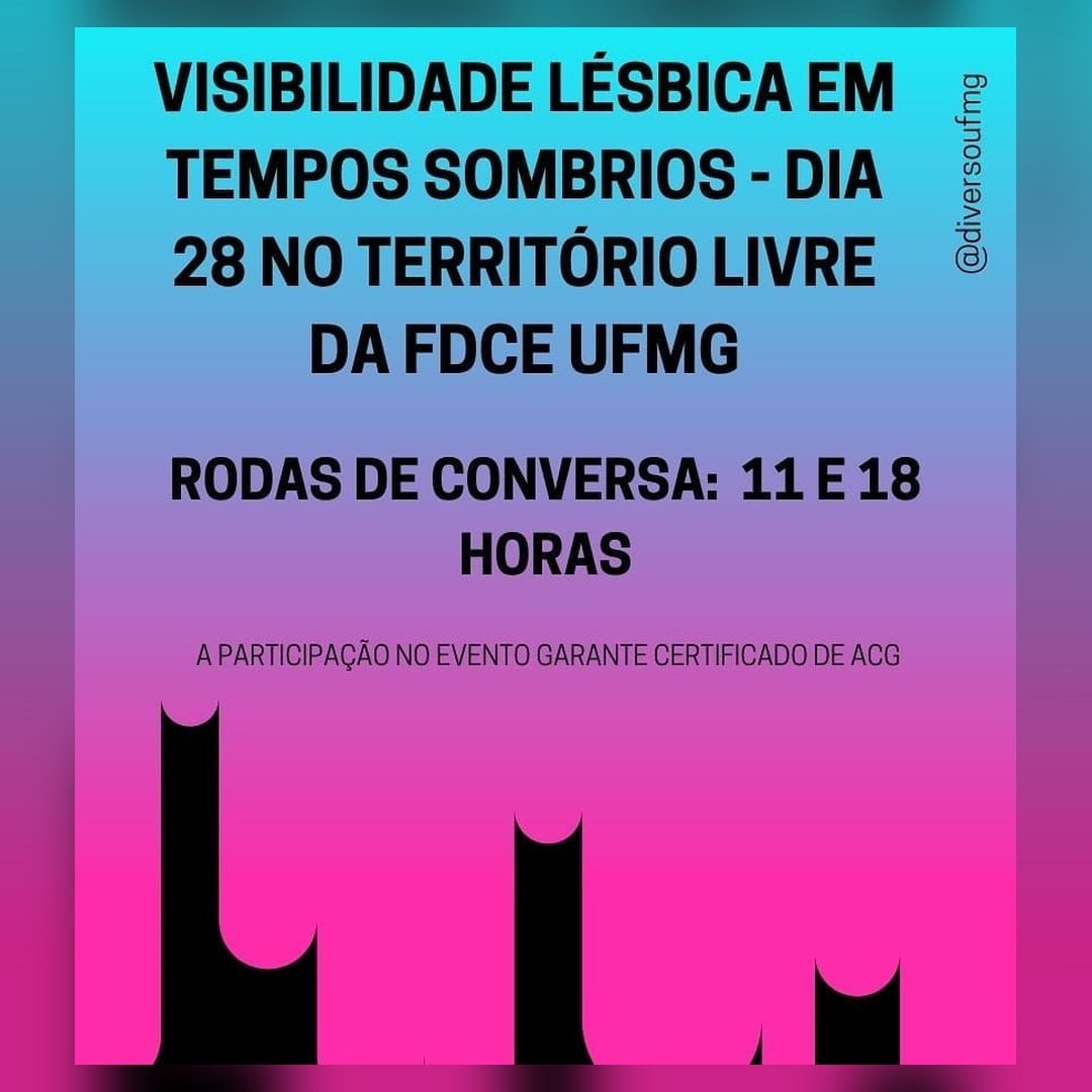 Cartaz: Visibilidade Lésbica em Tempos Sombrios