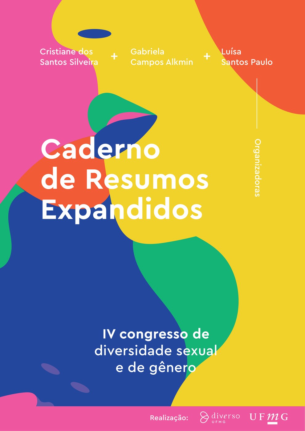 Capa de Caderno de Resumos do IV Congresso de Diversidade Sexual e de Gênero