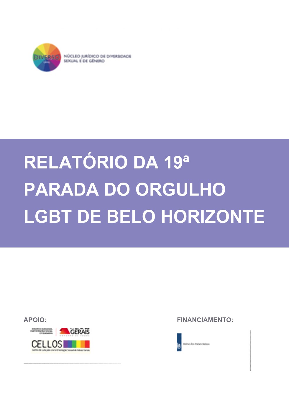 Capa de Relatório de Violência contra Pessoas LGBT+